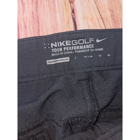 Nike Golf Tour Performance Mens Gray Pants 36x31 - Picture 4 of 9